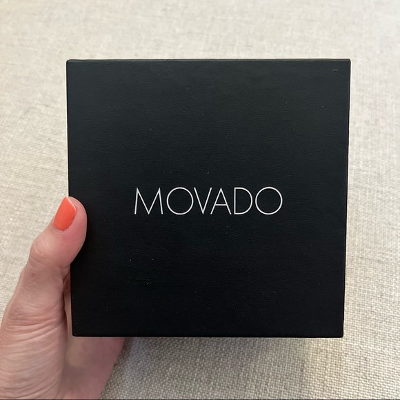 Ladies Movado Bold Champagne Dial Gold-Tone Diamond Bezel Watch - Picture 9 of 11